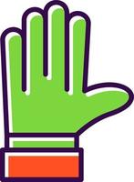 Glove Vector Icon Design