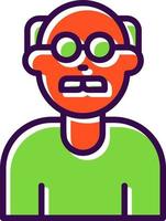 Old Man Vector Icon Design