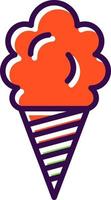 diseño de icono de vector de helado