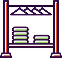 Clothing Rack Vector Icon Design