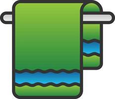 Towel Vector Icon Design