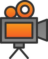 Video Camera Vector Icon Design