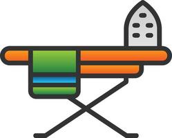 Ironing Board Vector Icon Design