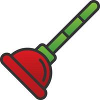 Plunger Vector Icon Design