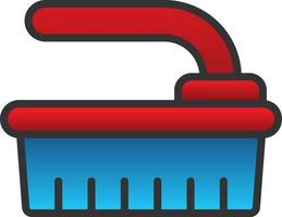Cleaning Brush Vector Icon Design