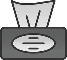 Tissue Box Vector Icon Design