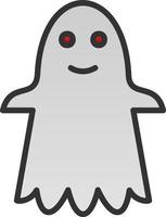 diseño de icono de vector fantasma