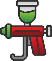 Spray Gun Vector Icon Design