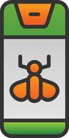 Insect Repellent Vector Icon Design