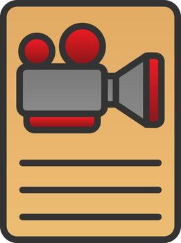 Script Vector Icon Design