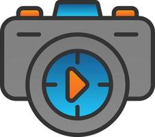 Camera Shots Vector Icon Design