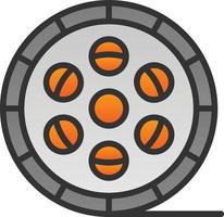 diseño de icono de vector de película