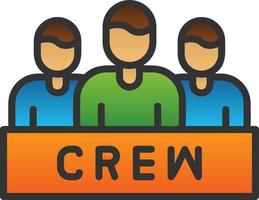 Crew Vector Icon Design