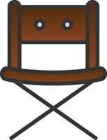 Direstors Chair Vector Icon Design