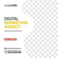 Social media post template design Premium Vector