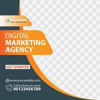 Social media post template design Premium Vector
