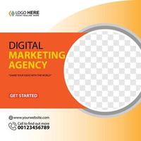 Social media post template design Premium Vector