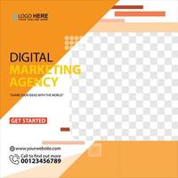 Social media post template design Premium Vector