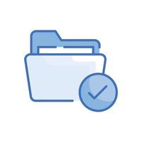 File Access Vector Blue icon Cloud Computing symbol EPS 10 file