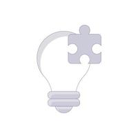 Creative Solution .Vector Without Background icon Business Growth and investment symbol EPS 10 file vector