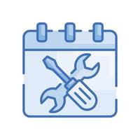 Schedule Service Vector Blue icon Cloud Computing symbol EPS 10 file