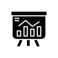 Presentation .Vector Solid icon Business Growth and investment symbol EPS 10 file vector