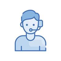 Online Support Vector Blue icon Cloud Computing symbol EPS 10 file