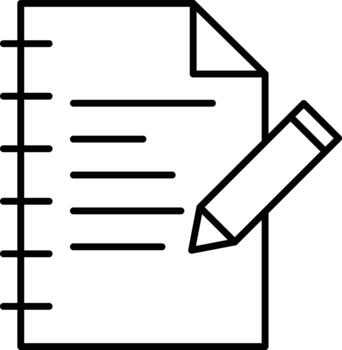 30 - Notepad vector