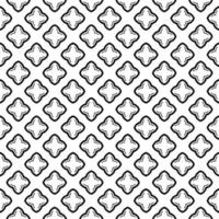 Black and white seamless pattern texture. Greyscale ornamental graphic design. vector