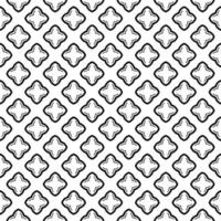 Black and white seamless pattern texture. Greyscale ornamental graphic design. vector