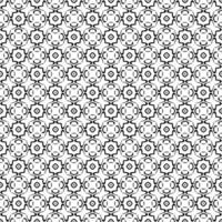 Black and white seamless pattern texture. Greyscale ornamental graphic design. Mosaic ornaments. Pattern template. vector