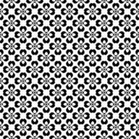 Black and white seamless pattern texture. Greyscale ornamental graphic design. vector