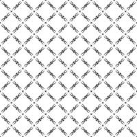 Black and white seamless pattern texture. Greyscale ornamental graphic design. Mosaic ornaments. Pattern template. vector