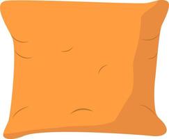 cómodo icono de línea delgada de almohada esponjosa. vector de ilustración moderna
