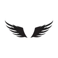 Bird wings logo vector template