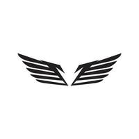 Bird wings logo vector template