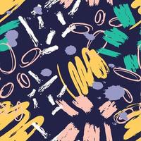 Handrawn Abstract Brush Stroke Pattern vector