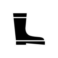 plantilla de vector de diseño de icono de botas