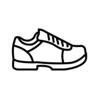 plantilla de vector de diseño de icono de zapatos de bolos