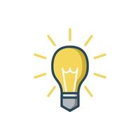 bulb icon design vector template