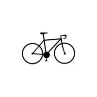 plantilla de vector de diseño de icono de bicicleta