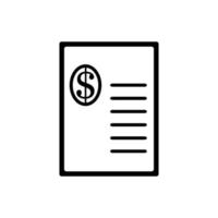 bill icon design vector template