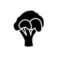 plantilla de vector de diseño de icono de brócoli