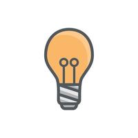 bulb icon design vector template