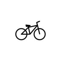 plantilla de vector de diseño de icono de bicicleta