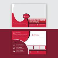 Corporate Postcard, flyer template, Eddm postcard Design, vector