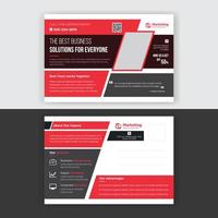 Corporate Postcard, flyer template, Eddm postcard Design, vector