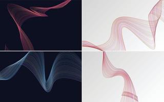 Add depth to your designs with this set of 4 vector backgrounds