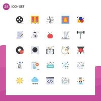 Set of 25 Modern UI Icons Symbols Signs for design portrait back to school photography photo Editable Vector Design Elements