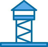 diseño de icono de vector de torre